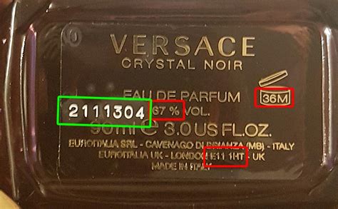 where to find clg code versace|check versace perfume authenticity.